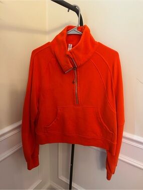 lululemon Orange/Red Scuba Jacket